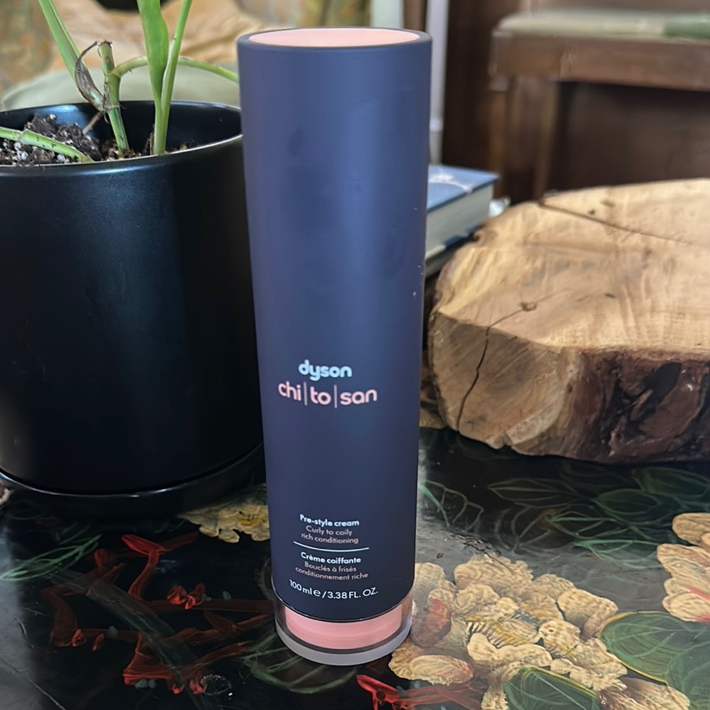 Dyson Chitosan Pre-Styling Hair Cream for Flexible Hold in Curly to Coily Hair